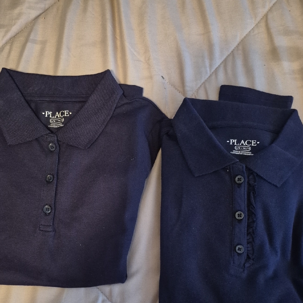 The Children's Place Navy Polo Shirts